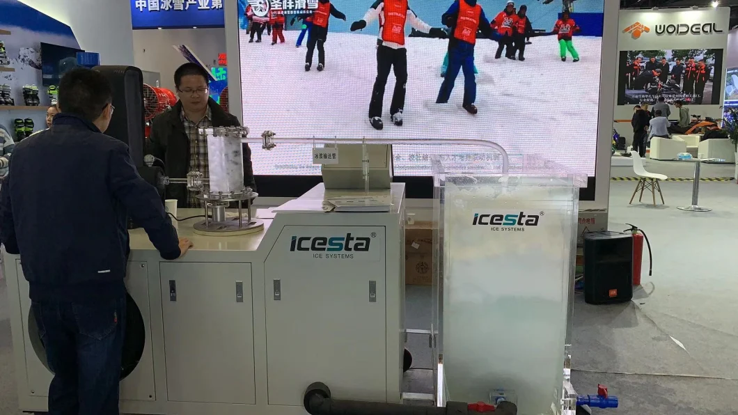 Icesta 100 Tons 24 Hrs Slurry Ice Machine for Frozen Salmon