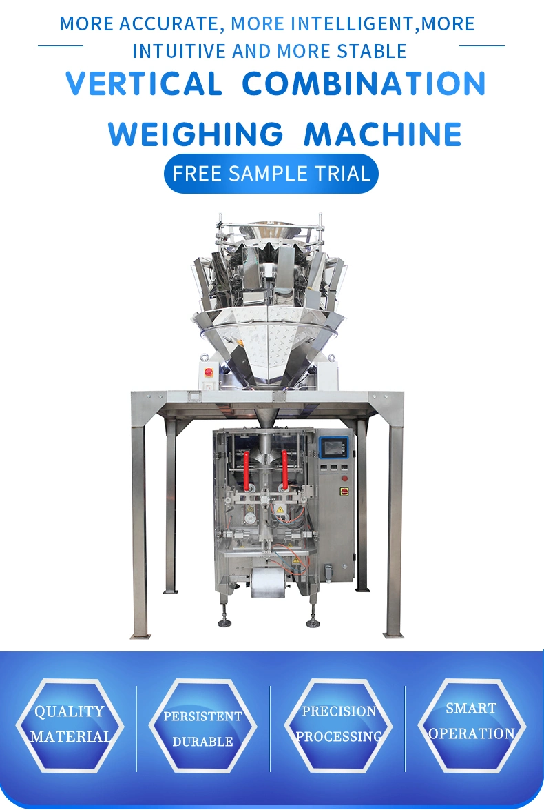 Automatic Weighing Dumpling/Meatball/Frozen Shrimp and Other Frozen Food Packaging Machine