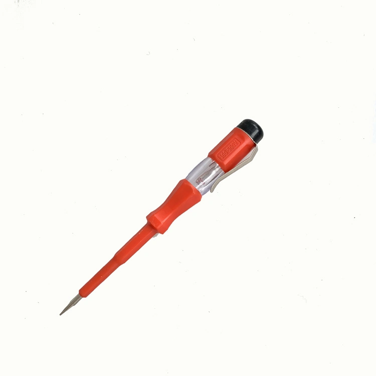 100-500V Portable Flat Screwdriver Type Electric Tester Pen Probe