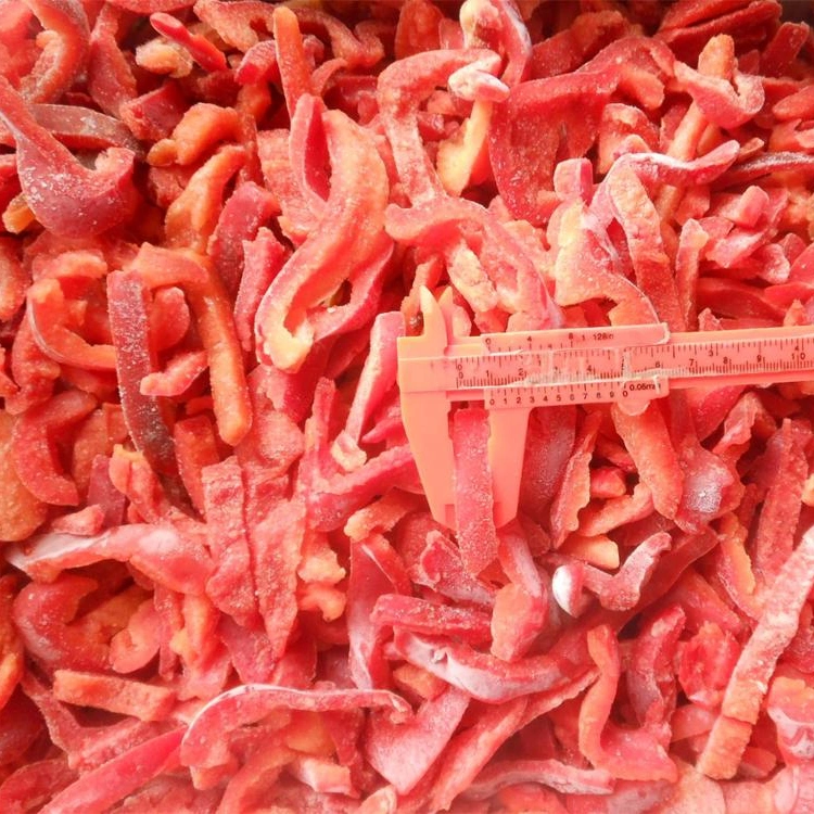Frozen Red Pepper Sliced IQF Red Pepper Strip Frozen Vegetable