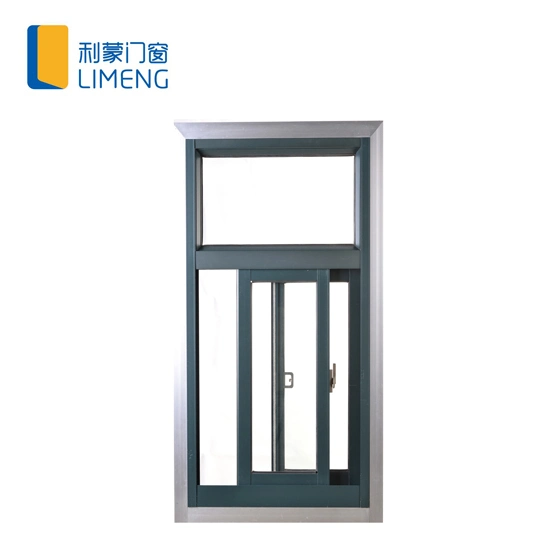 Customized Size Powder Coating Laminated Tempered Glass Fixed Window Used Commercial Aluminium Large Glass Windows in China