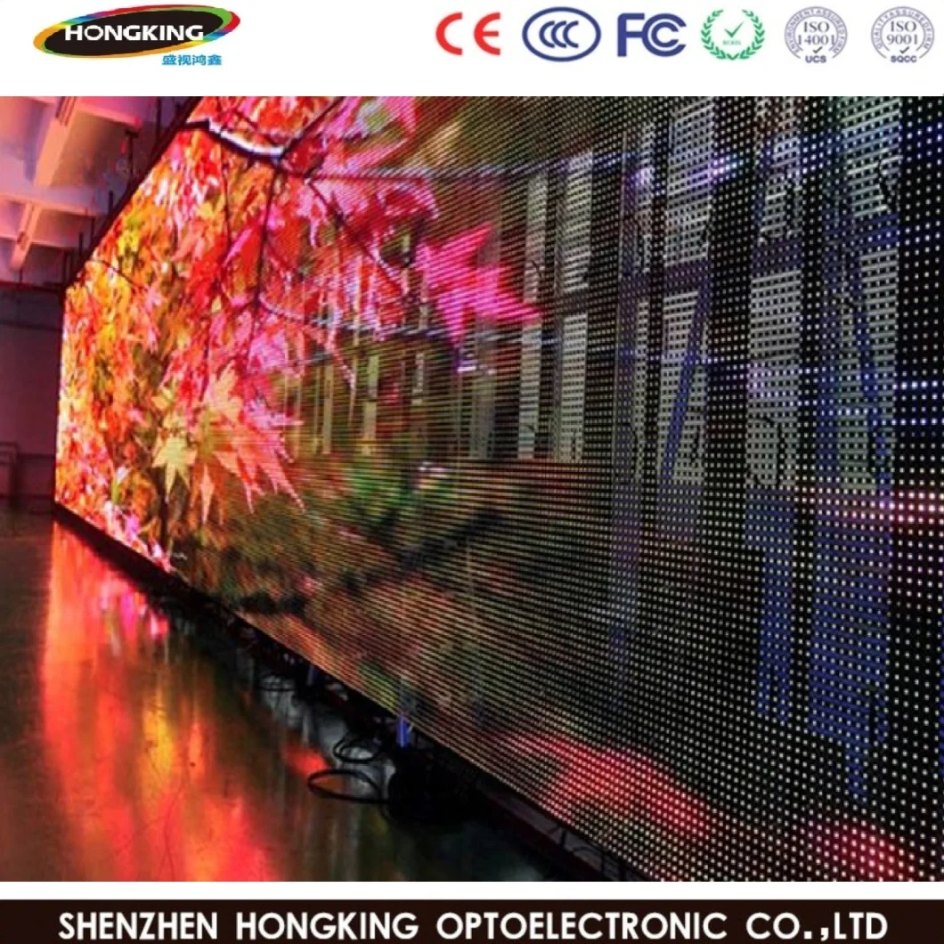 Brightness 8000CD Outdoor P15.6 Full Color Transparent Window Glass Advertising Panel