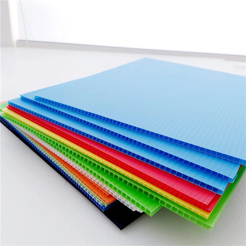Floor Protection PP Plastic Hollow Corrugated Plastic Sheet 1220*2440mm
