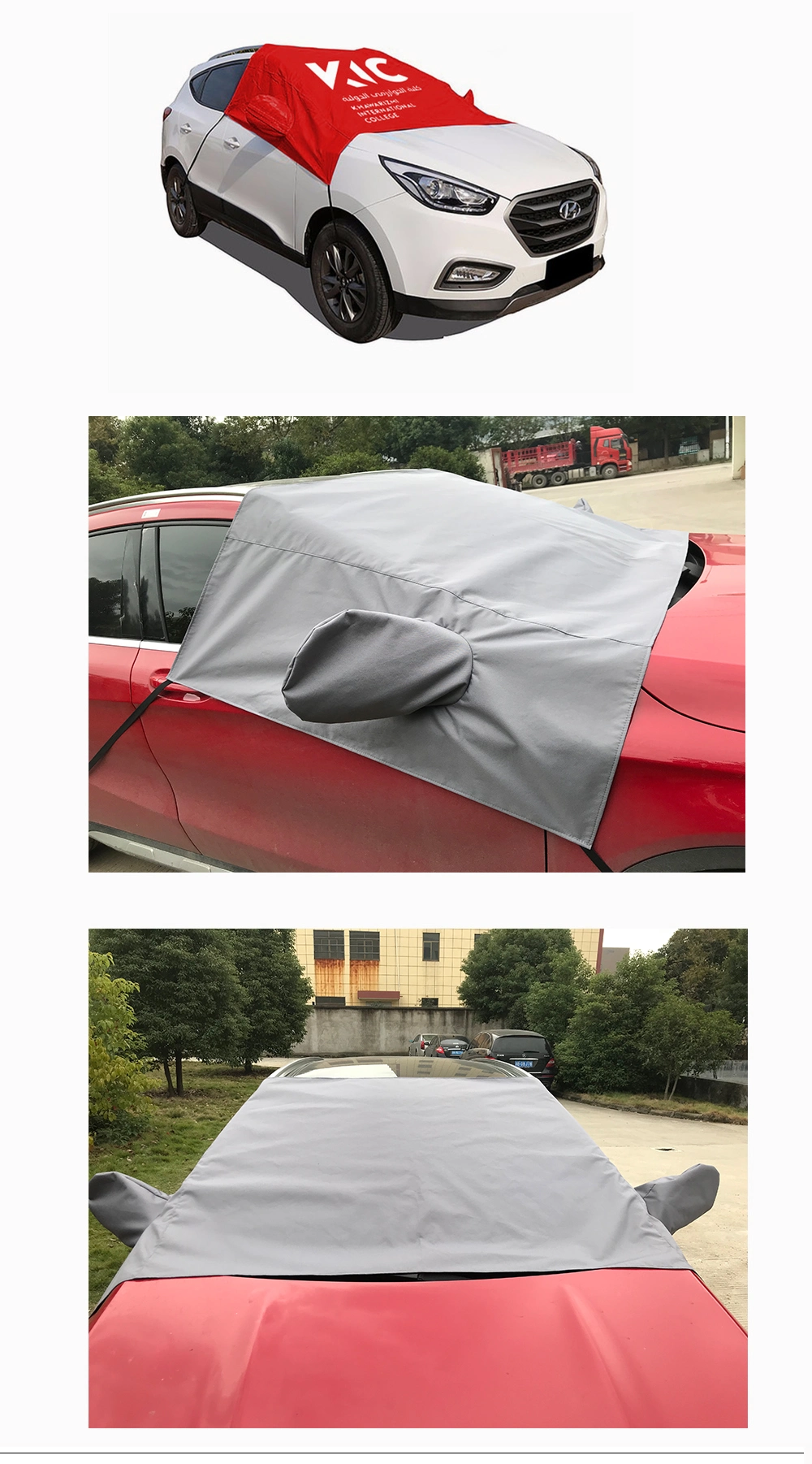 Auto Accessory Car Accessory Car Sunshade Cover Wholesale High Quality Windproof Snowproof Car Snow Cover