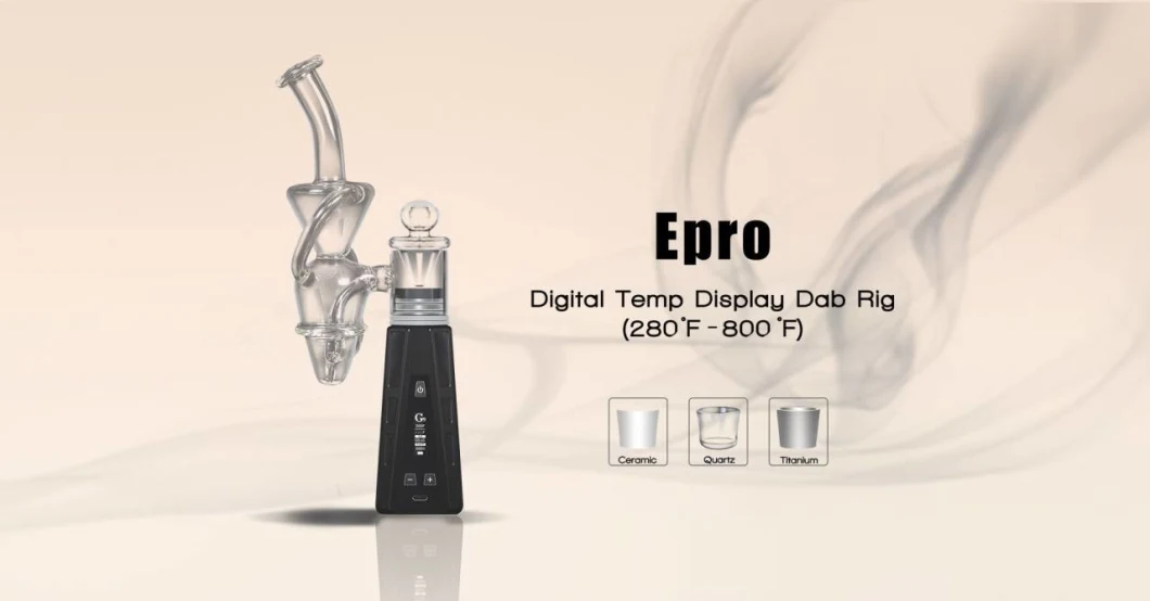 Wholesale Portable Vaporizer with Real-Time Temp Control Digital Display DAB Rig Kit