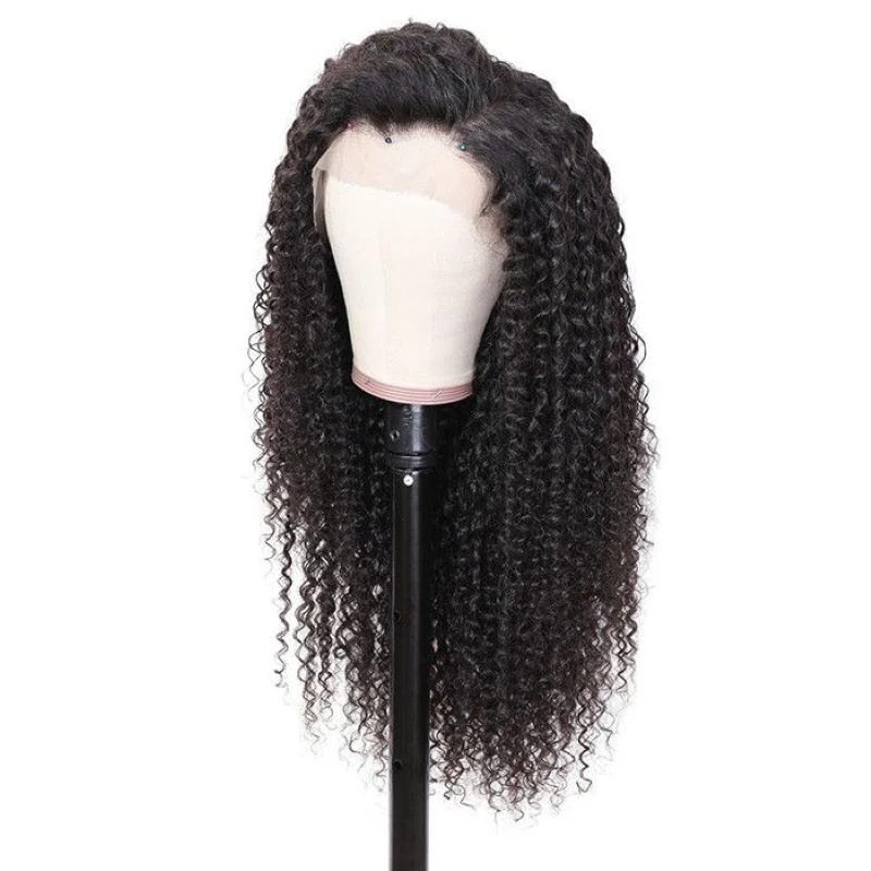 Curly Hair Weave Brazilian Wholesale Human Hair Kinky Curly Remy Lace Front Wigs