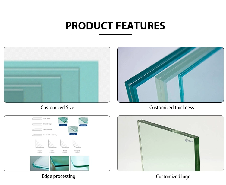 Float Steps Float Glass Tempered Window & Door Laminated Glass with Sgp, Clear PVB Film