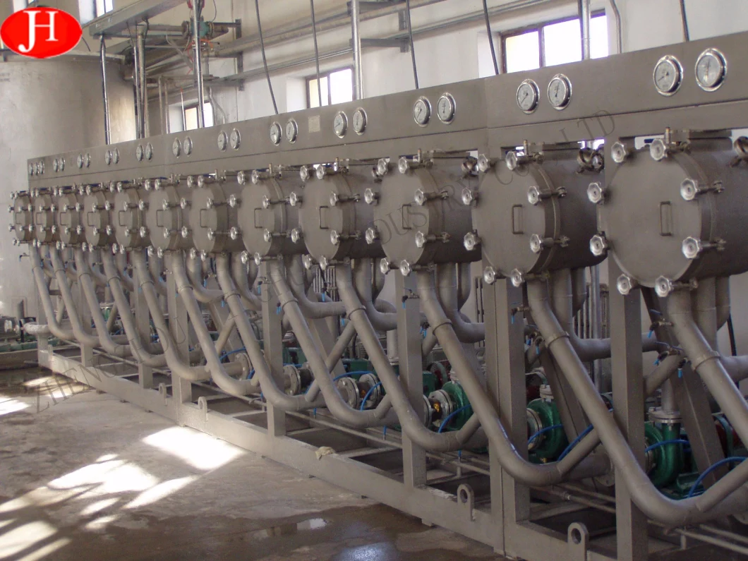 Sweet Potato Starch Milk Dehydrator Making Machine Hydro Cyclone Starch Milk Dewatering Plant