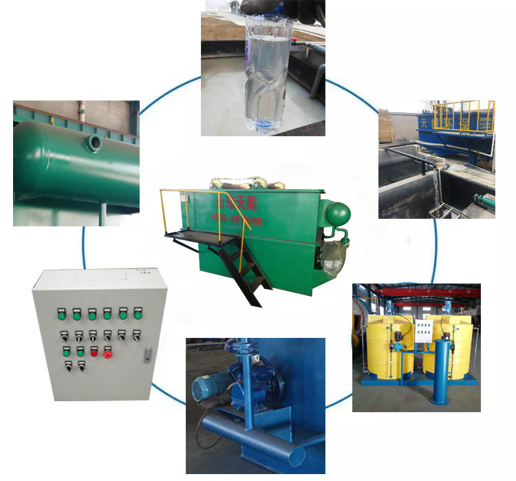 Daf Dissolved Air Flotation Machine for Small Land Fill Sewage Treatment Plant Wastewater Pre Management