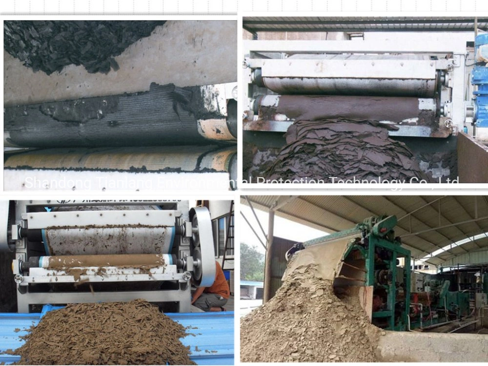 Solid Liqiud Separation Mud Dewatering Equipment Filter Press Sludge Treatment Machine Unit for Slaughter Plant Sewage Dewatering