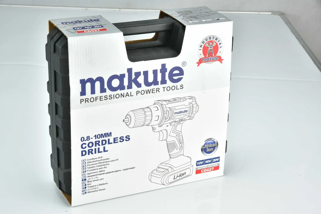 Makute Cordless Drill 20V Drilling Tools with Drilling Bits