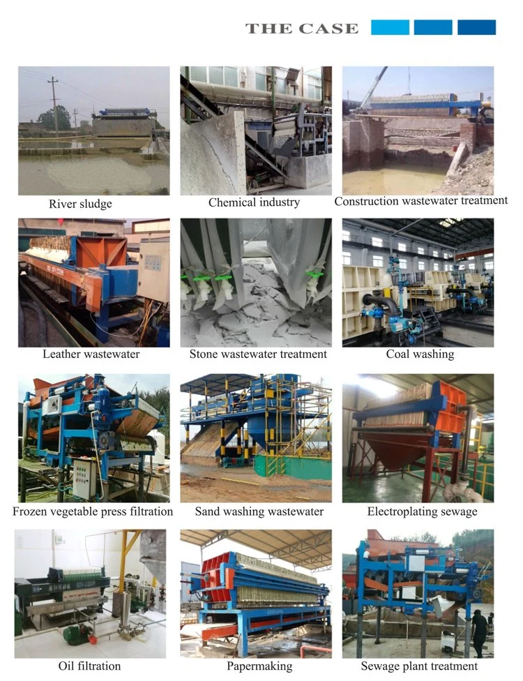 Plate Chamber Filter Press Equipment for Waste Water