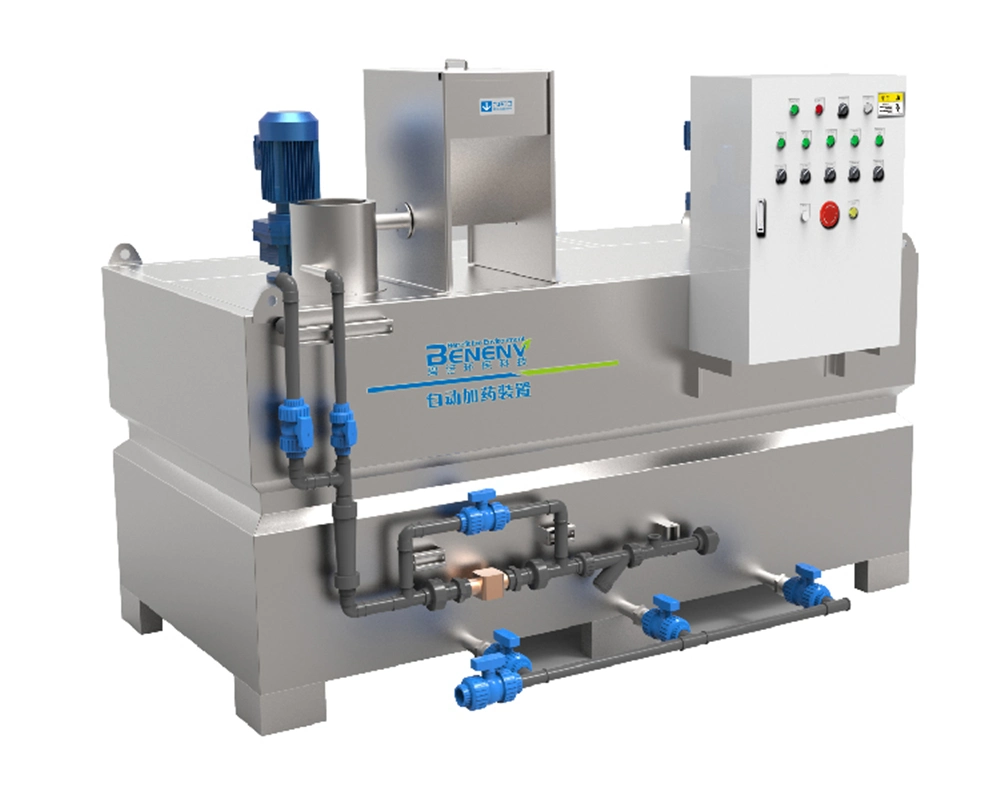 Wastewater Treatment System Machine Plant Multi Disk Screw Press Spiral Type Sludge Dewatering Equipment
