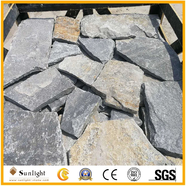 Natural Grey/Yellow Granite Culture Stone for Castle Wall Caldding