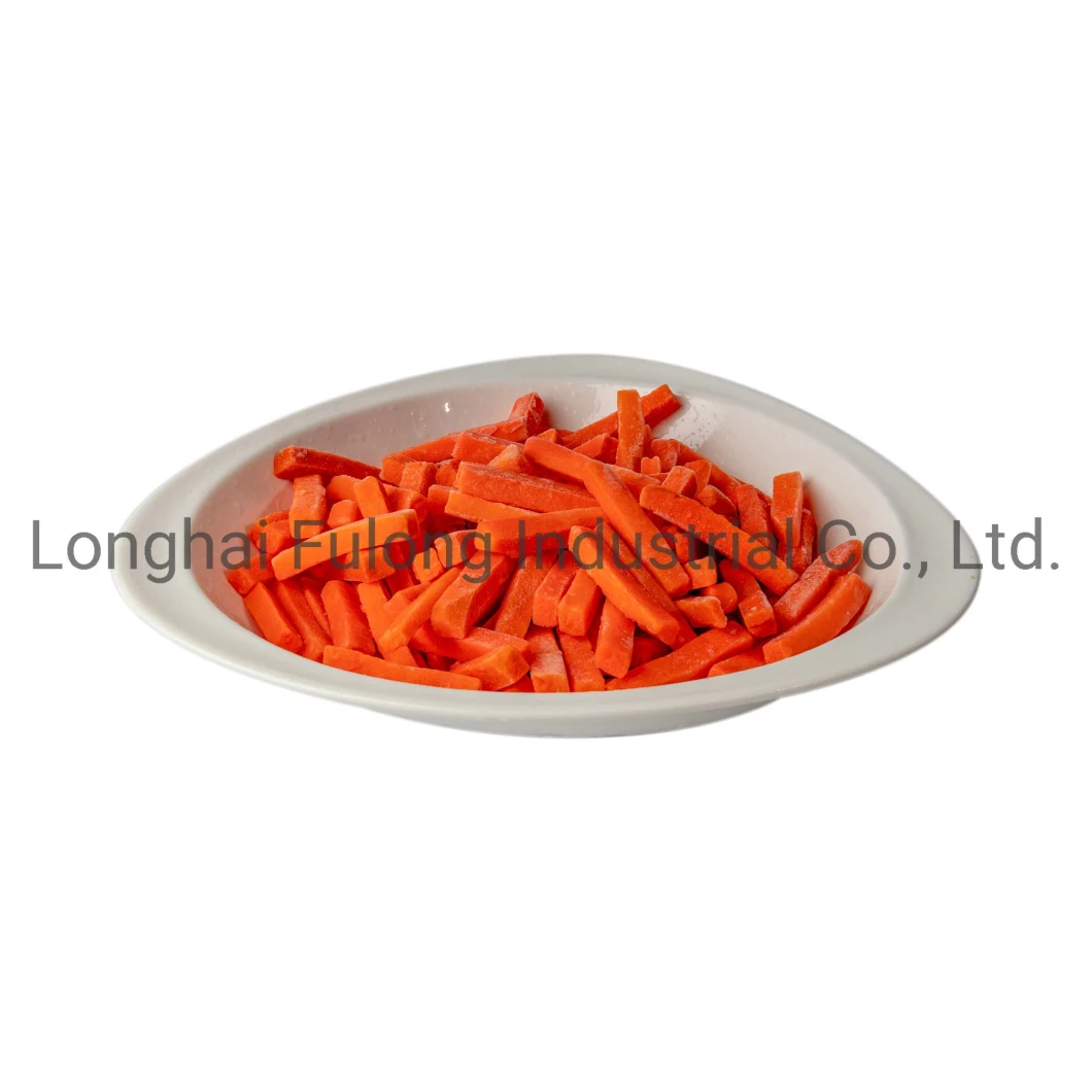 China Factory Wholesale IQF Foods IQF Cooked Diced Carrot Frozen Sliced Carrot