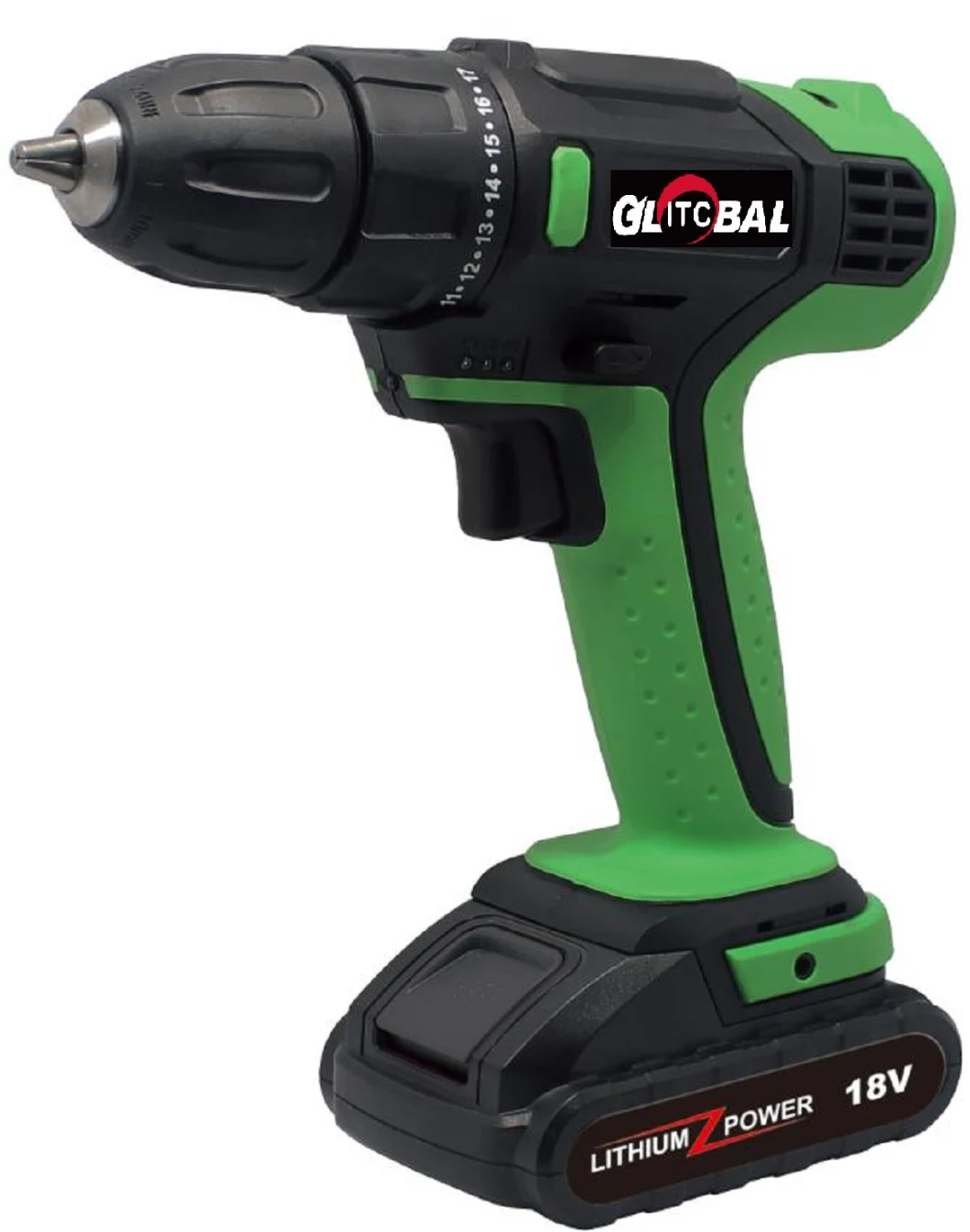 Greenline 18V (20V MAx) Lithium-Ion Battery Cordless/Electric Drill-Power Machine Tools