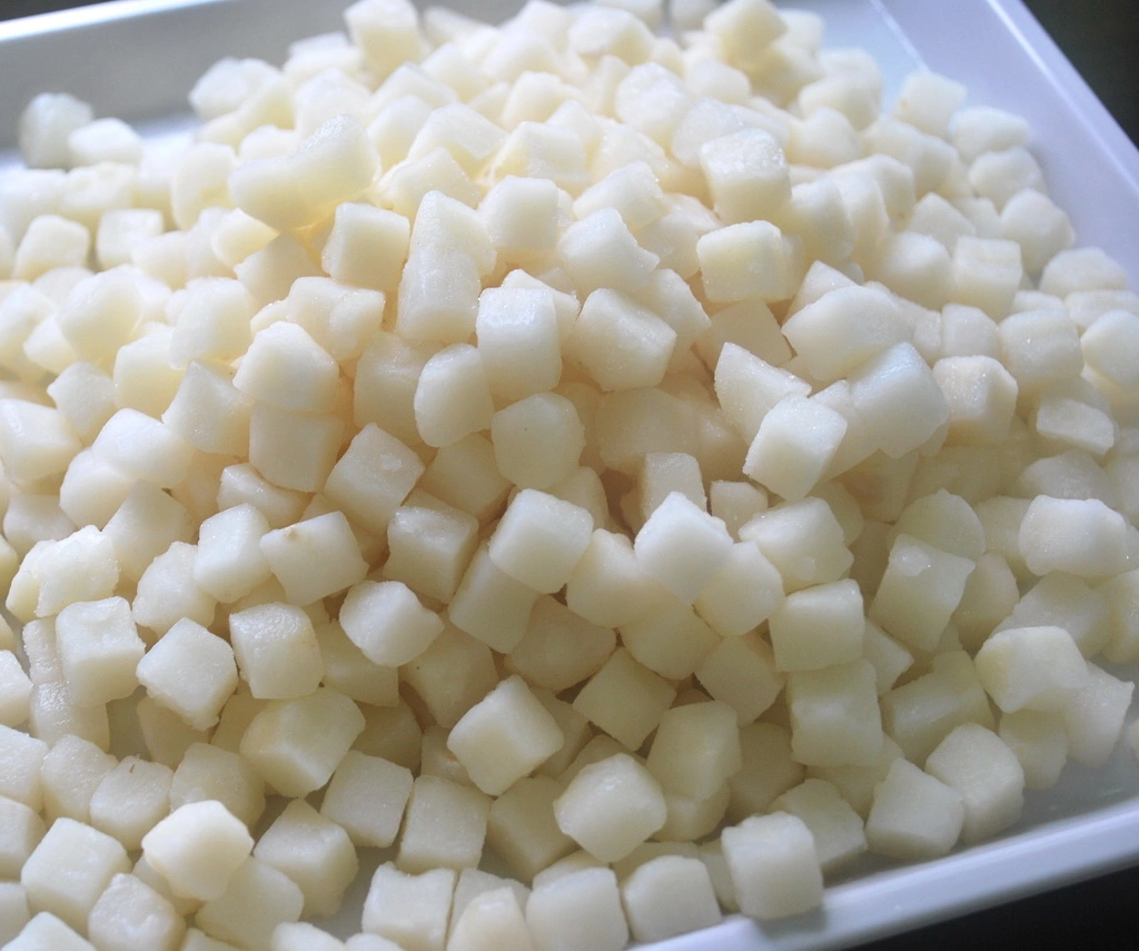 Top Quality Cooked Frozen Diced Water Chestnuts IQF