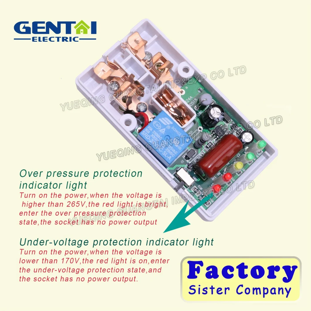 New Design High Quality British Standard Fridge Protector Voltage Protector Self Compound Over Voltage Protector Socket