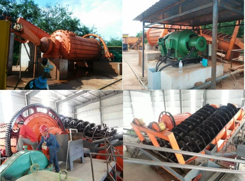 Small Wet Ball Mill / Grinding Grinder Mill for Gold, Copper, Iron, Lead Ores Beneficiation Plant