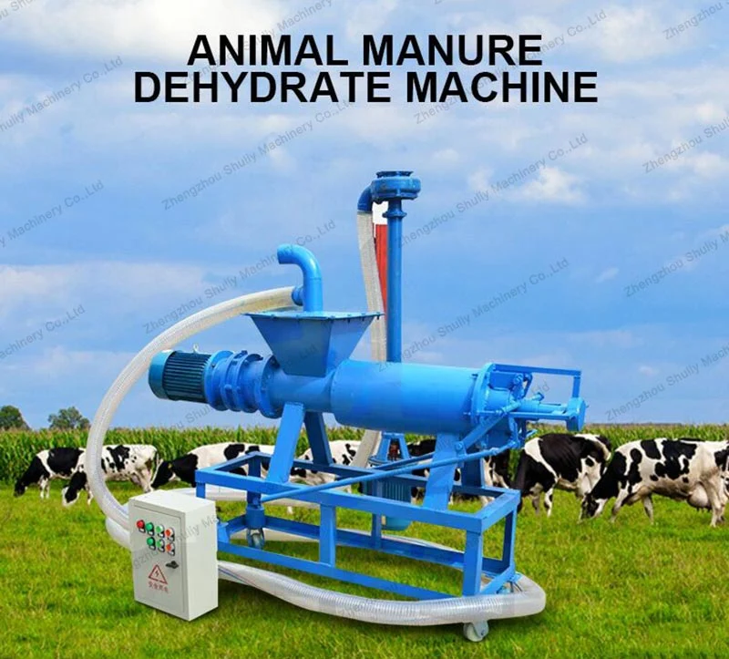 Animal Manure Dewatering Machine Screw Press Solid Liquid Separator