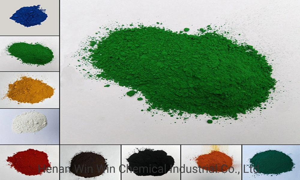Inorganic Pigments Iron Oxide for Construction/Cement/Brick/ Plastic/ Rubber/ Coating/Leather