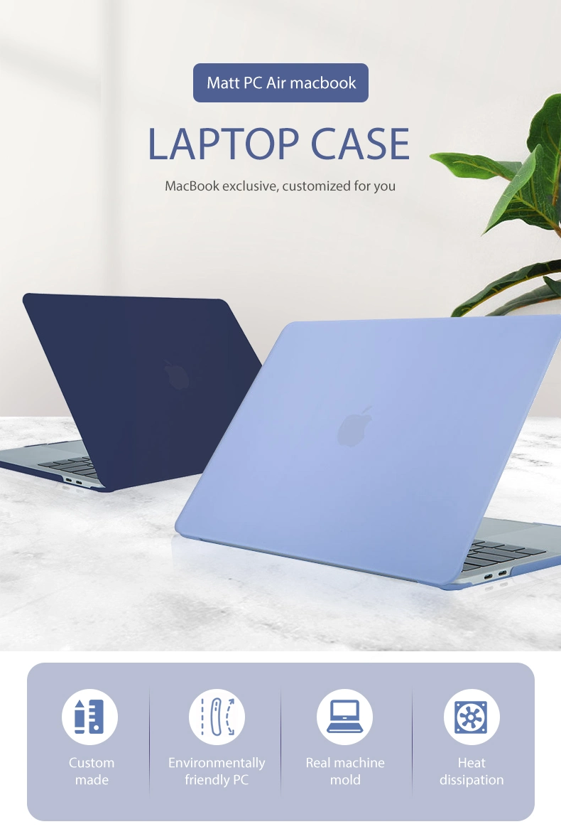 Protective Laptop Sleeve Frosted Shell Case Laptop Cover for MacBook Air 13