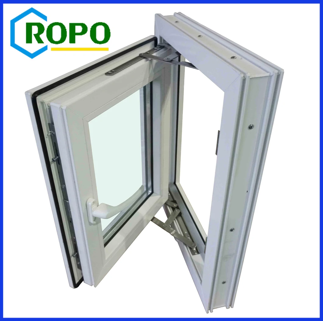 Commercial UPVC Window Double Glass Casement Window Price for House