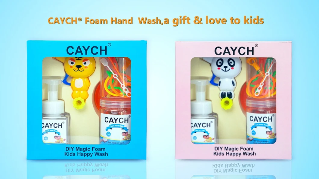 Magic Liquid Hand Wash Soap with Colorful Bubble Wand