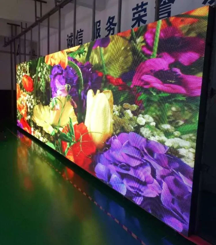 P6 P5 Indoor Fixed Iron Cabinet LED Video Display Wall