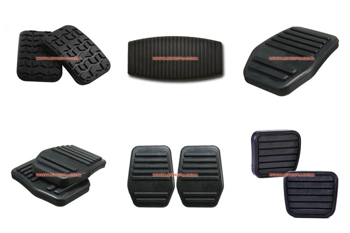 OEM Mold Flat Auto Car Brake Pedal Pad / Pedal Protective Rubber Cover