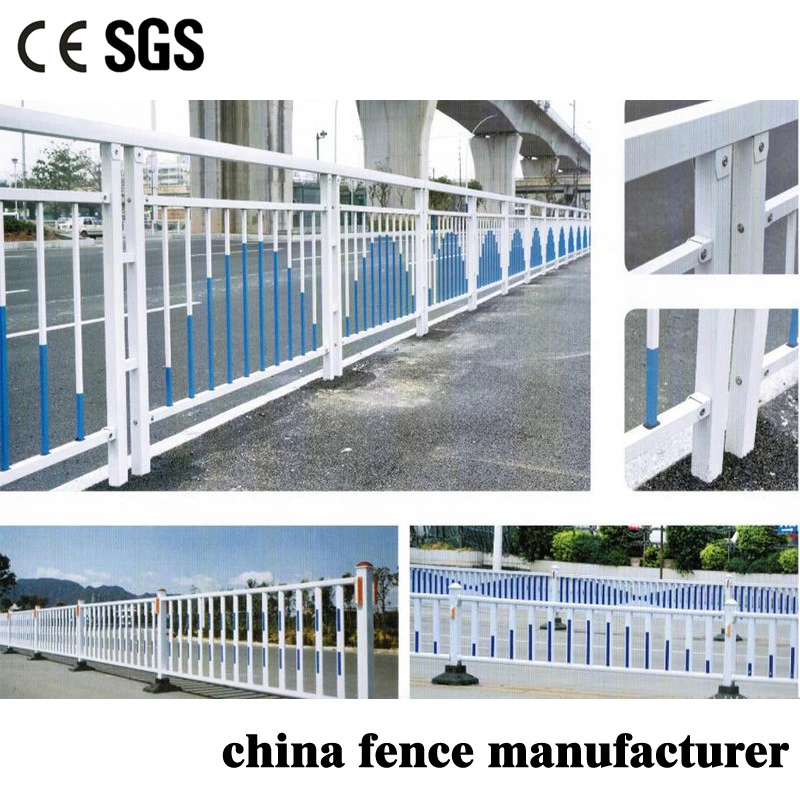 Protective Anti Climb Anti Collision Tracffic Barrier Hot Dipped Galvanized Steel Road Guardrail
