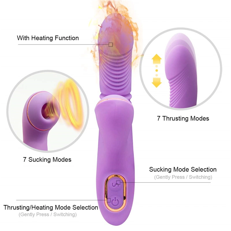 G Spot Clit Sucker Clitoris Stimulator Magic Wand Nipple Sucking Thrusting Vibrators