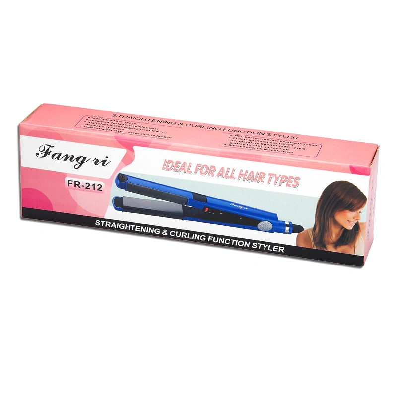 Two in One Anion Hair Straightener Hair Curling Iron