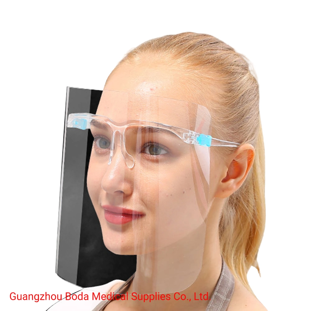 2020 New Full Face Protective Transparent Adjustable Plastic Anti-Fog Protective Cover Plastic Visors Face Shield