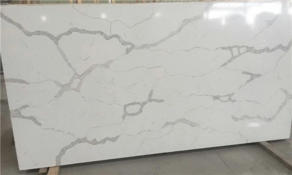 Carrara Quartz Countertop/Calacatta Quartz Countertop/Quartz Countertop/Kitchen Quartz Countertops for Cabinet Tops