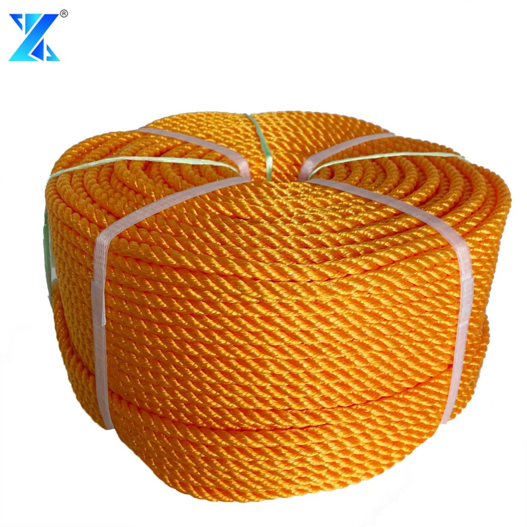 3 Strand Nylon Rope /Polyamide Rope/ PP Rope /Polyester Rope Docklines or Anchor Lines Mooring Rope