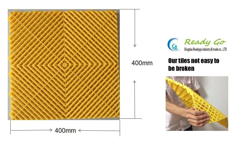 High Strength PVC Floor Tile Used in Car Garage; Antislip Waterproof PVC Floor Mat/Carpet
