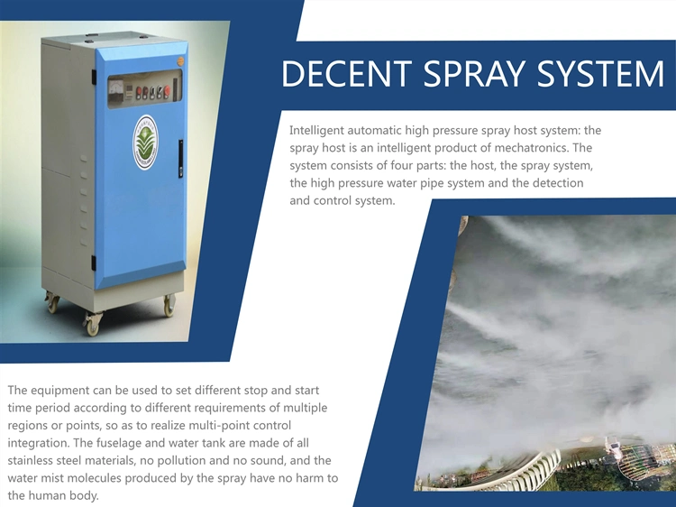 Industrial Waste Water Treatment Plants System Misting Cannon Mining Sprayer
