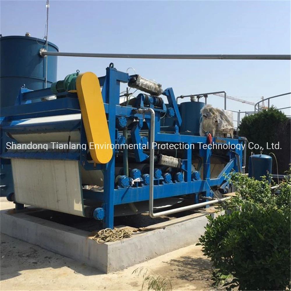 Construction Engineering Sludge Dewatering Belt Filter Press Equipment