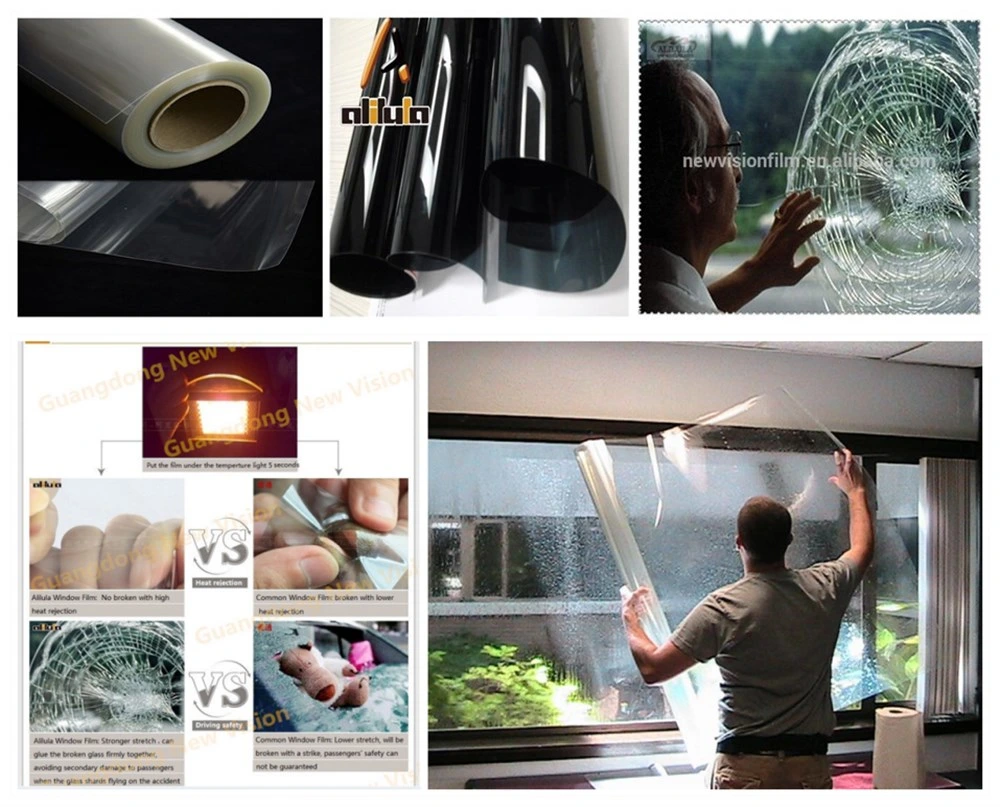 Safety Glass Protection Transparent Window Pet Film