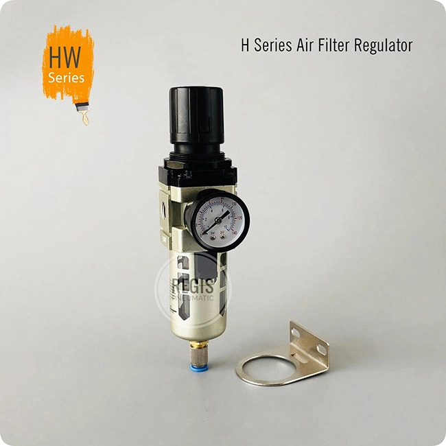 China Pneumatic Air Filter Regulator Pressure Gauge Embedded Hiw2000-02
