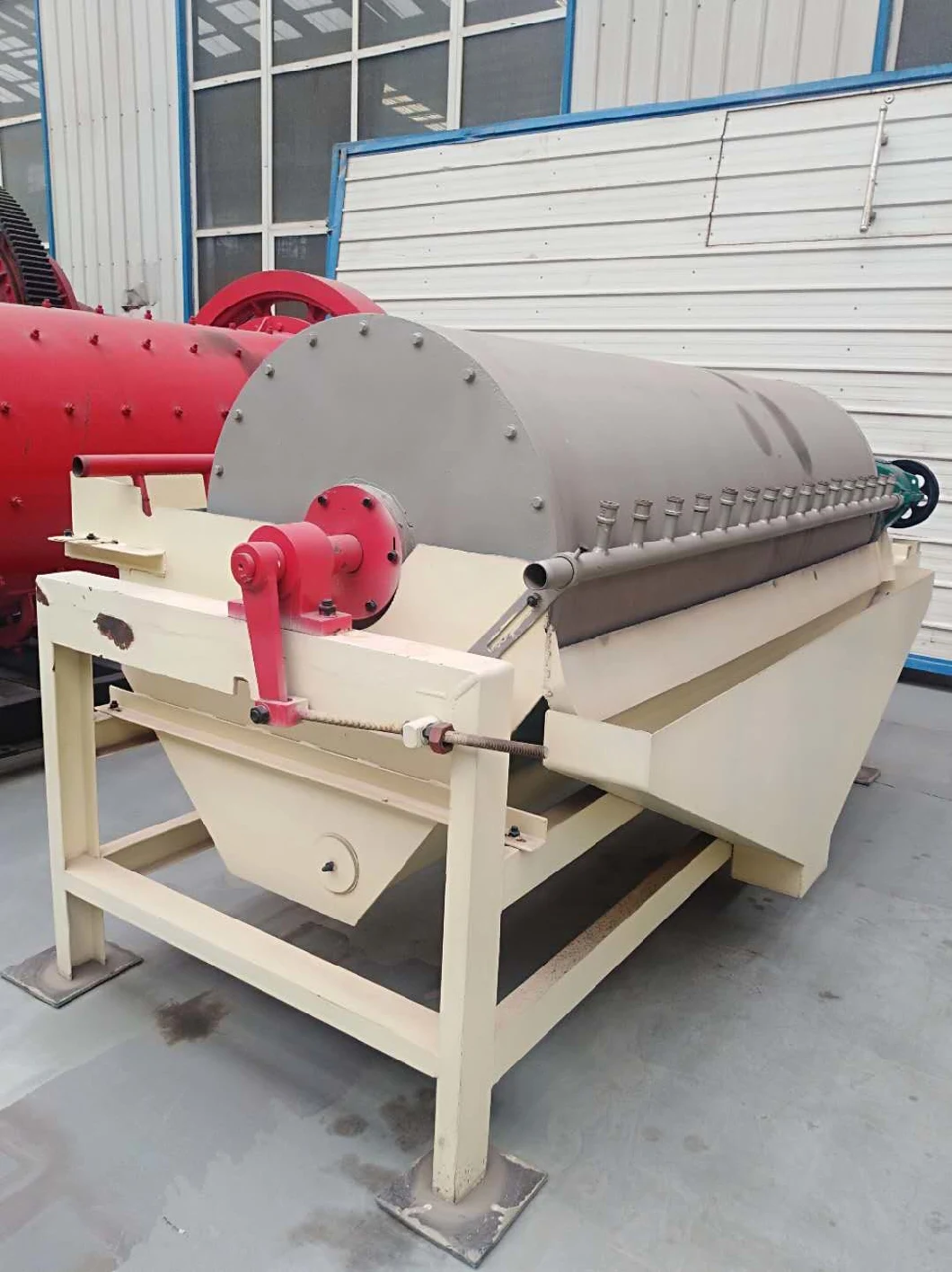 CTB Series Small Iron Magnetic Separator, Drum Magnetic Separator with Permanent Gauss