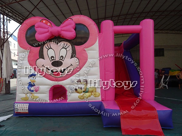 Popular Amusing Castle Inflate Combo, Inflatable Castle, Bounce Castle