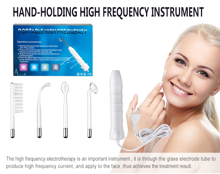 Portable High Frequency Electric Scalp Stimulator Ozone Hair Comb
