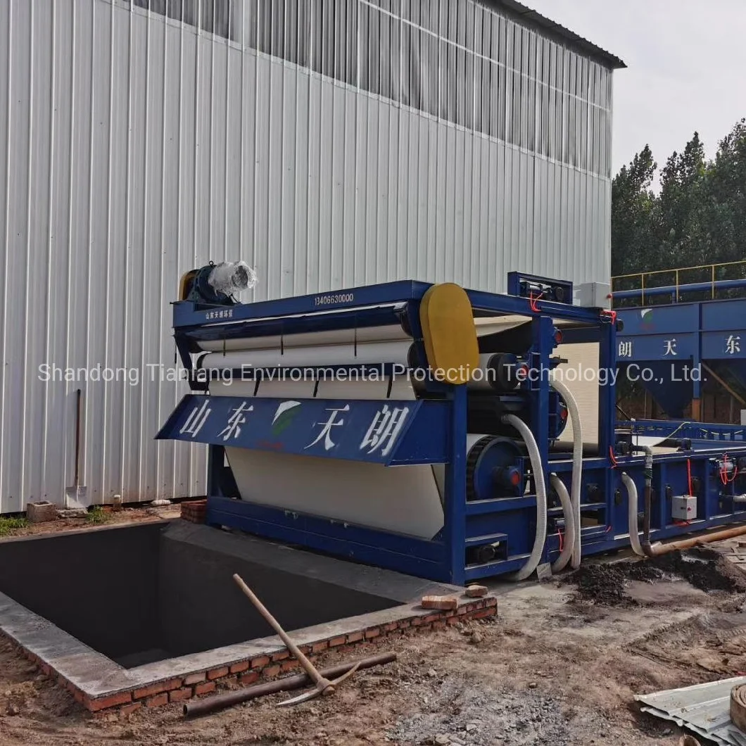 Urban Sewage Treatment Machine Primary Sedimentation and Biochemical Sludge Dewatering Equipment with High Quality Frequency Reducer