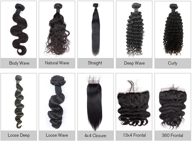 Deep Wave Brazilian Hair Weave Bundles 100% Human Hair Wave Natural Thick Remy Hair Extensions