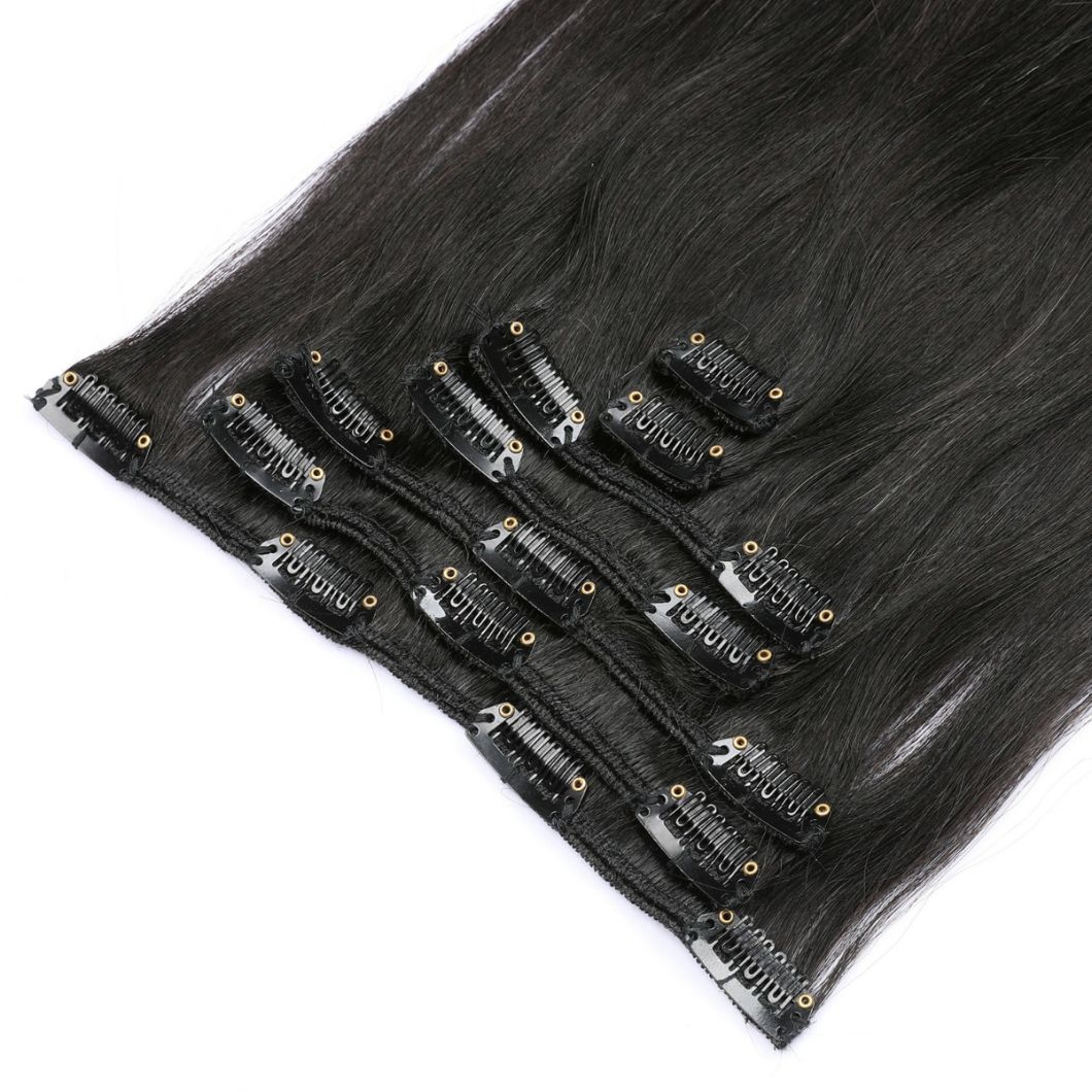 16 Clips in Hair Extension Long Straight Hair Fake False Hairpiece Clip in Hair Extension