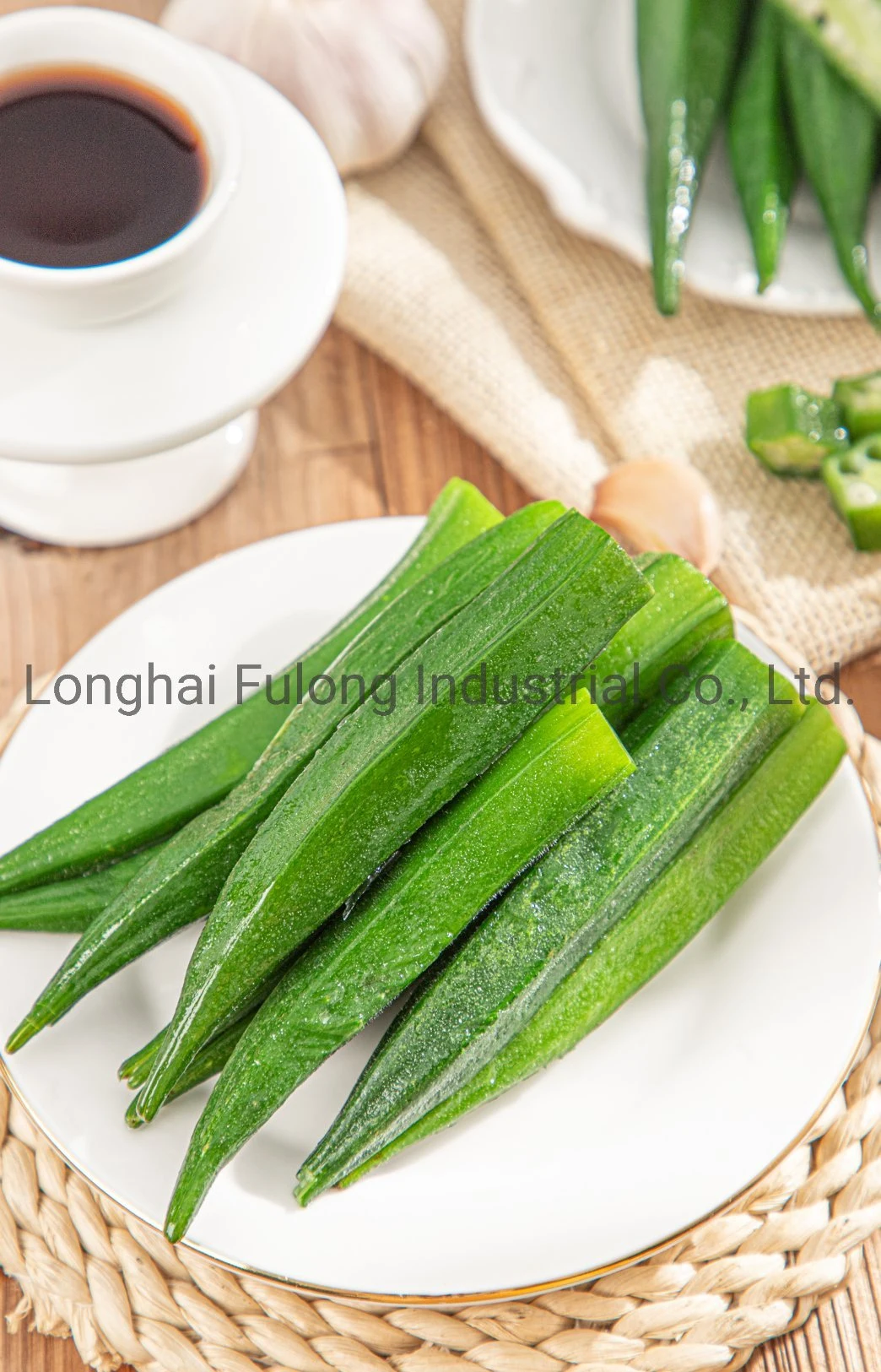 IQF Frozen Foods Frozen Vegetables Frozen Okra Frozen Diced Okra
