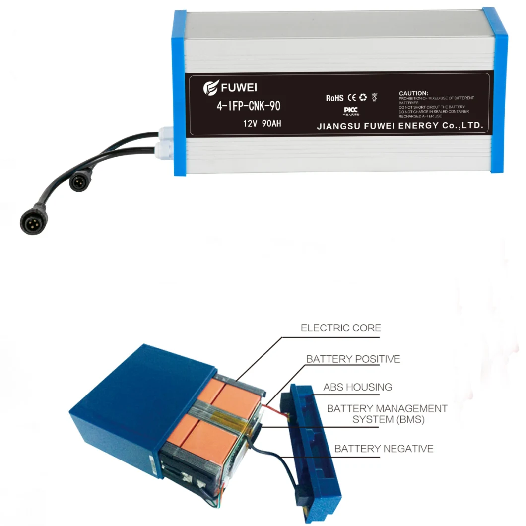Lithium Iron 12V 90ah Rechargeable Solar Battery