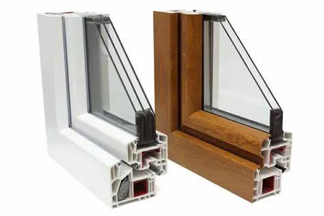 High Quality UPVC Casement Window Sliding Glass Window with Brand Handle Lock
